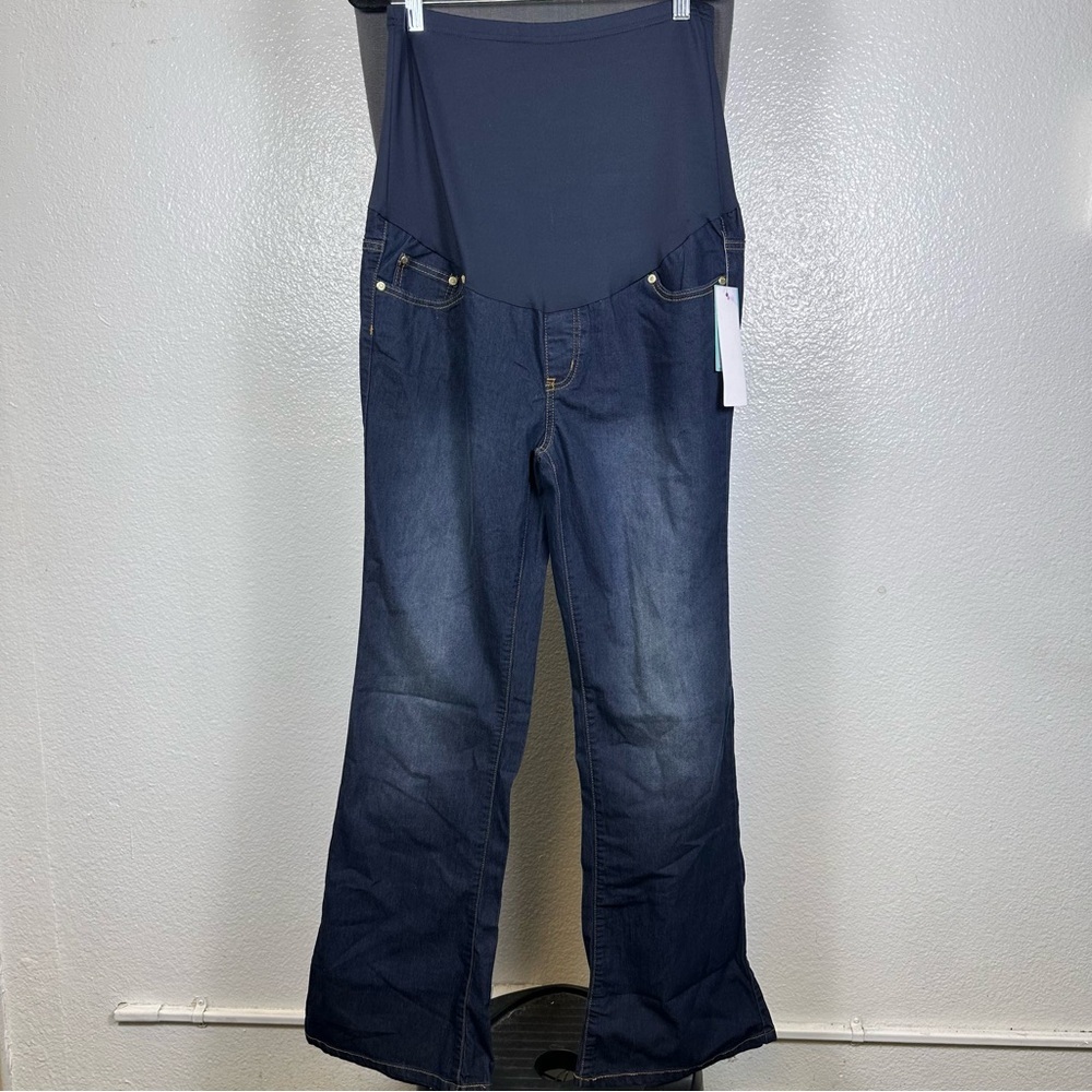 Oh! Mamma Dark Blue Maternity Jeans Size L